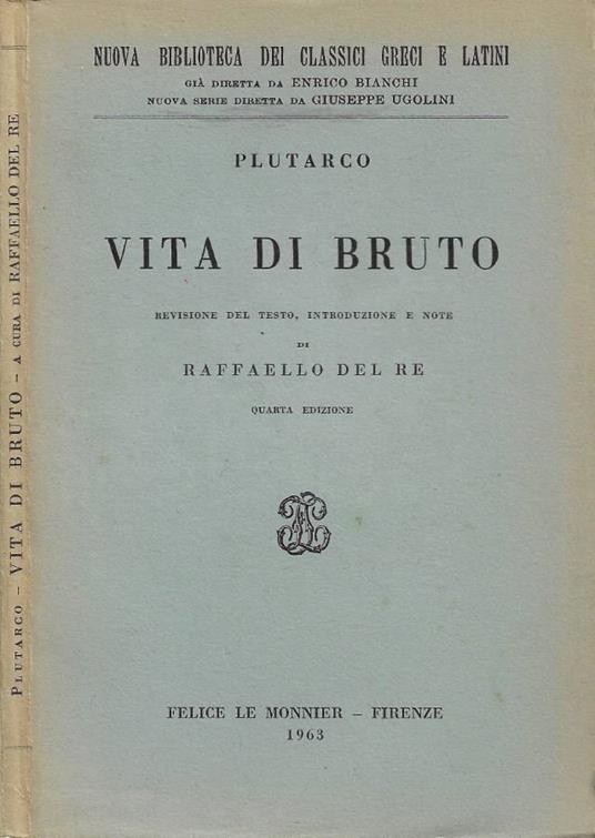 Vita di Bruto - copertina