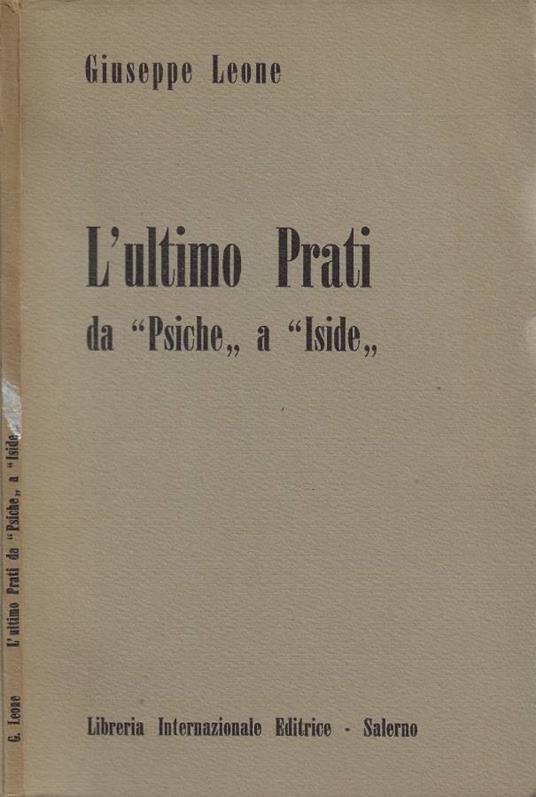 L'Ultimo Prati - Giuseppe Leone - copertina