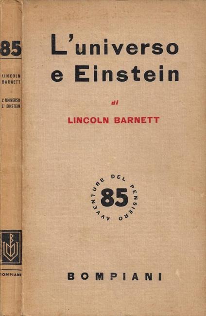 L'Universo e Einstein - Lincoln Barnett - copertina