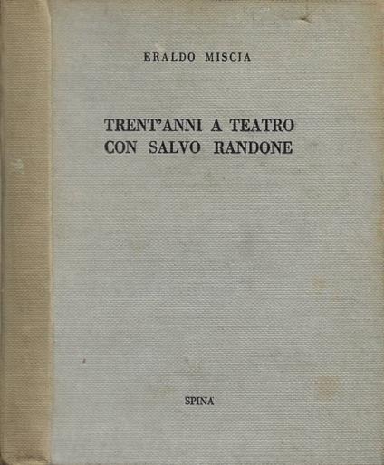 Trent'Anni a Teatro con Salvo Randone - copertina