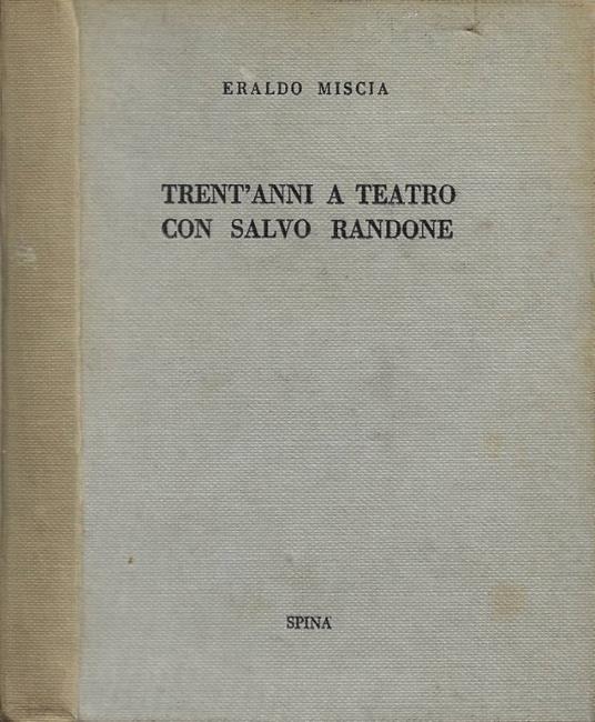 Trent'Anni a Teatro con Salvo Randone - copertina