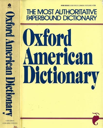 Oxford American Dictionary - copertina