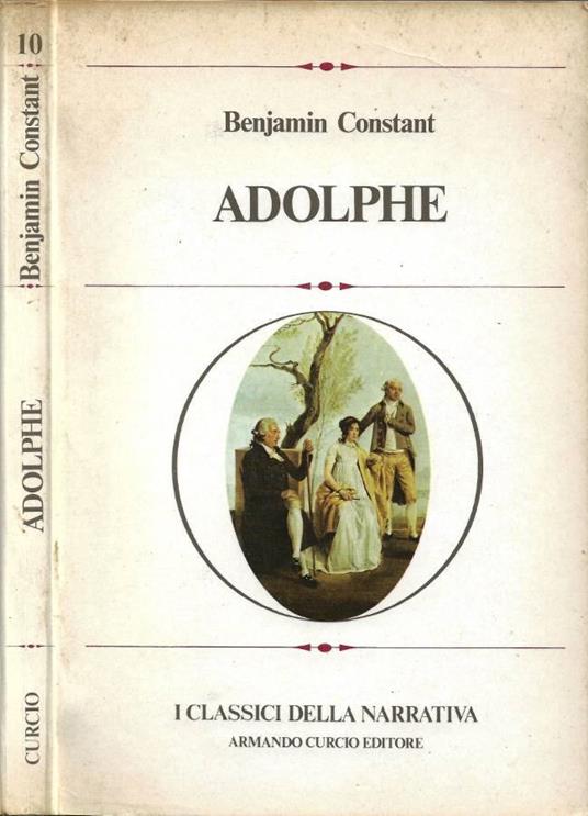 Adolphe - Cécile - Il Quaderno Rosso - Benjamin Constant - copertina