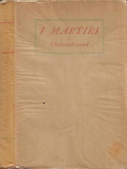 I Martiri - copertina