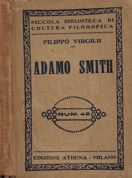 Adamo Smith - copertina