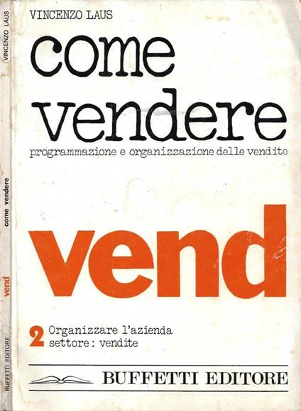 Come Vendere - Vincenzo Laus - copertina