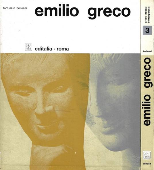 Emilio Greco - Fortunato Bellonzi - copertina
