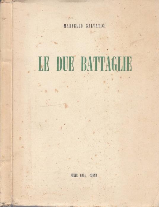 Le due battaglie - copertina