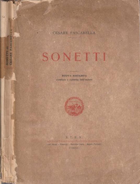 Sonetti - Cesare Pascarella - copertina
