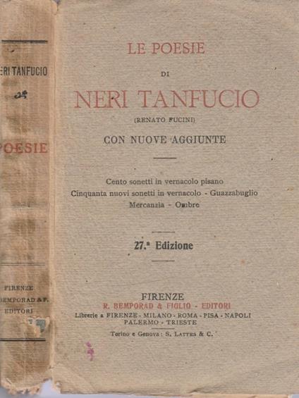Le poesie - copertina