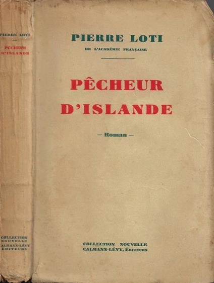 Pecheur d'Islande - Pierre Loti - copertina