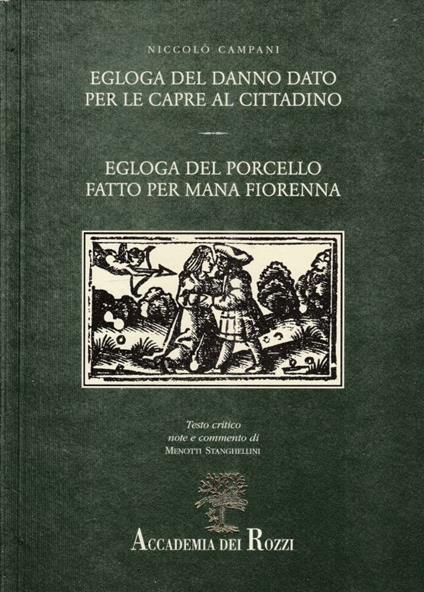 Egloga del danno dato per le capre al cittadino - copertina