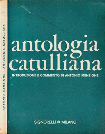 Antologia Catulliana - copertina