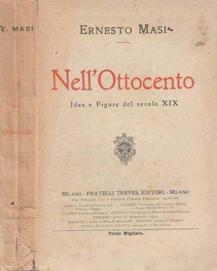 Nell'Ottocento - Ernesto Masi - copertina