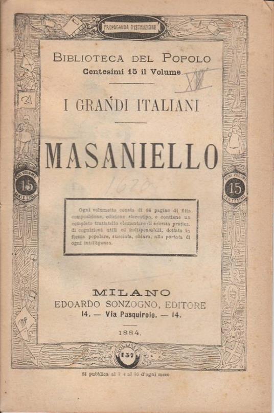 Masaniello - copertina