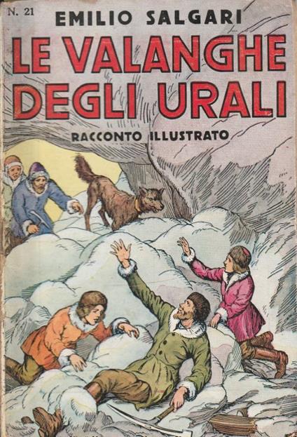Le valanghe degli Urali - Emilio Salgari - copertina