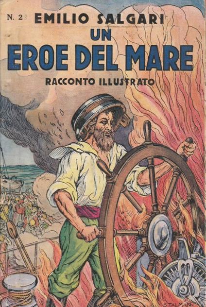 Un eroe del mare - Emilio Salgari - copertina