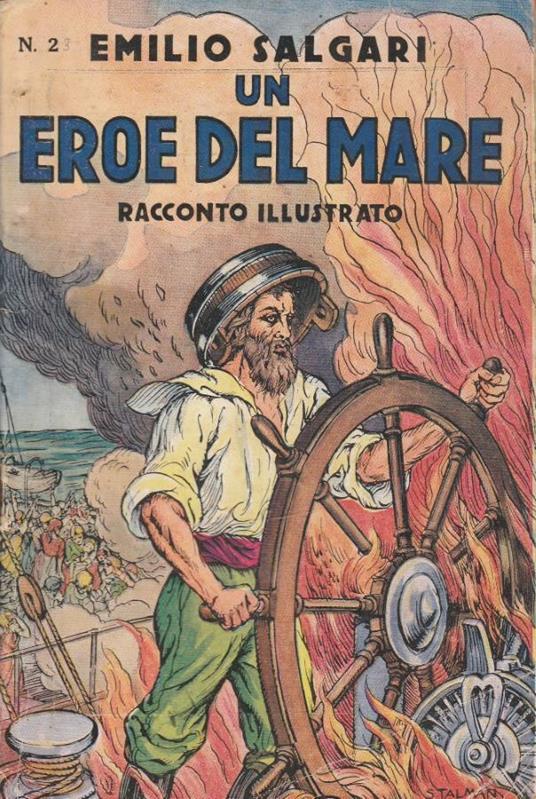 Un eroe del mare - Emilio Salgari - copertina