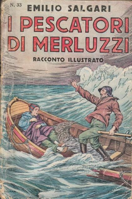 I pescatori di merluzzi - Emilio Salgari - copertina