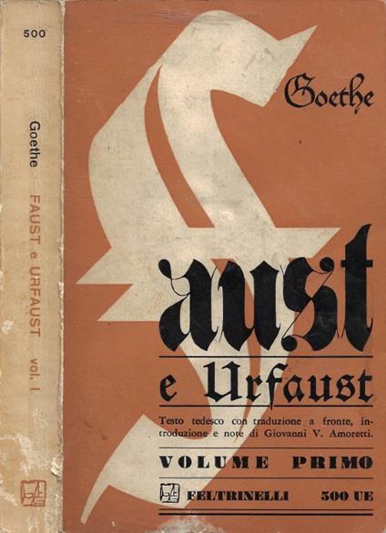 Faust - Urfaust. Vol. I - copertina