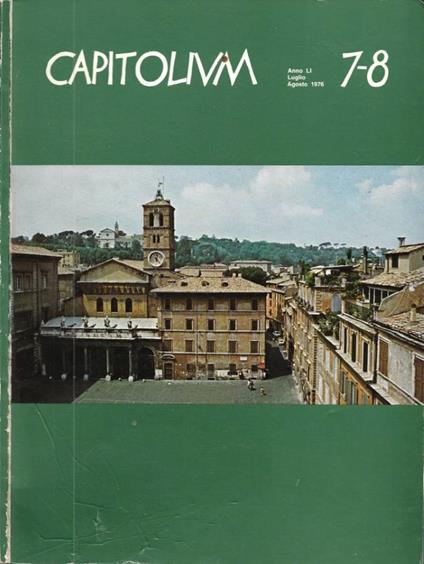 Capitolium - Anno LI - 1976 - N. 7-8 - copertina