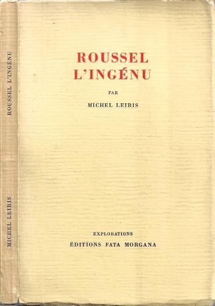 Roussel l'Ingénu - copertina