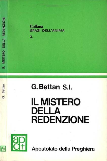 Il Mistero della Redenzione - copertina