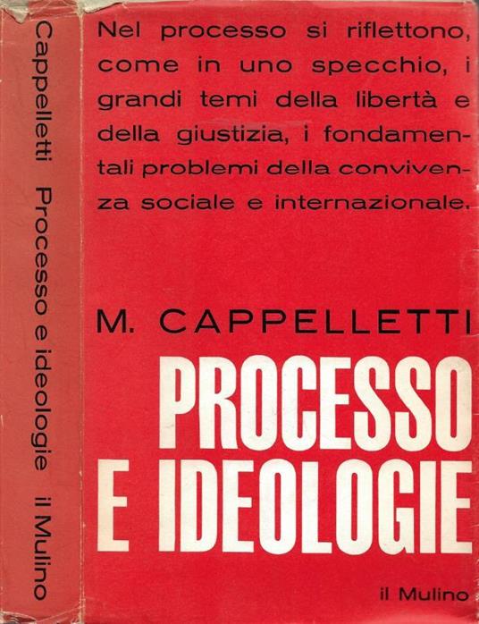 Processo e Ideologie - Mauro Cappelletti - copertina