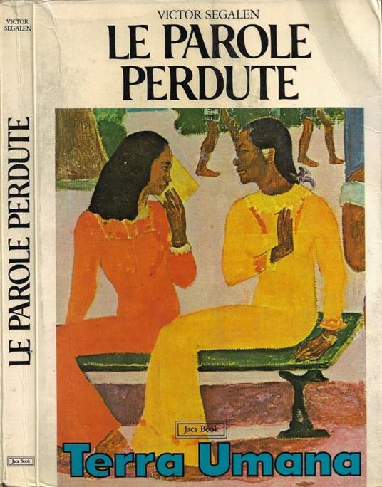 Le Parole Perdute - Victor Segalen - copertina