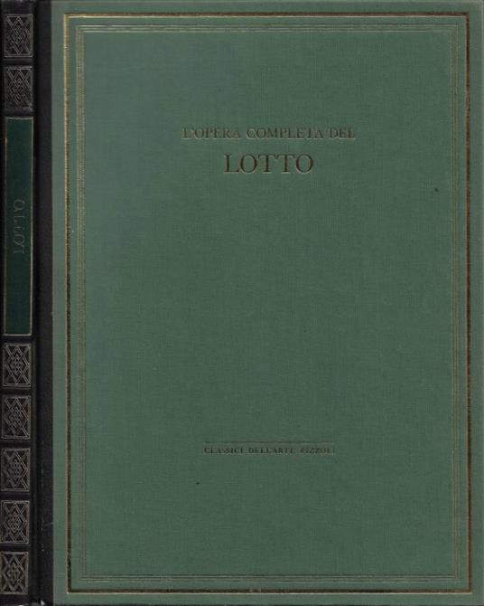 L'Opera Completa del Lotto (Presentazione di Rodolfo Pallucc - copertina