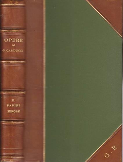 Studi su Giuseppe Parini - Giosuè Carducci - copertina