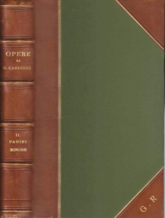 Studi su Giuseppe Parini - Giosuè Carducci - copertina