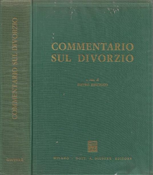 Commentario sul Divorzio - copertina