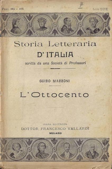 L'Ottocento - Guido Mazzoni - copertina