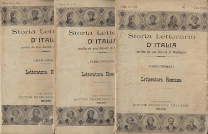 Letteratura Romana - copertina