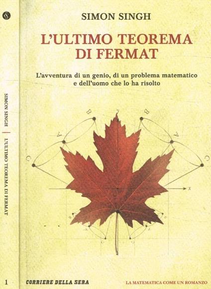L'ultimo teorema di Fermat - Simon Singh - copertina