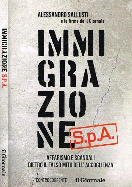 Immigrazione S.p.A - copertina