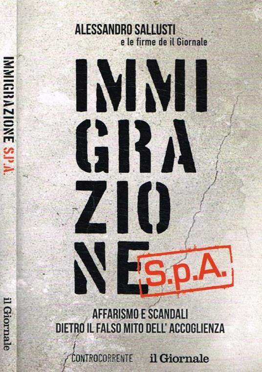 Immigrazione S.p.A - copertina