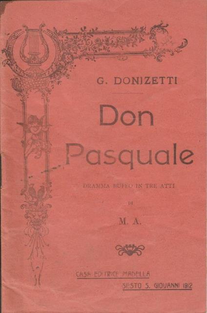 Don Pasquale - G. Donizetti - copertina