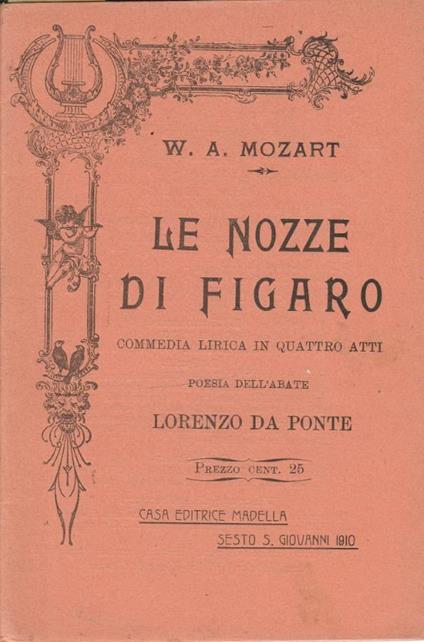 Le nozze di Figaro - copertina