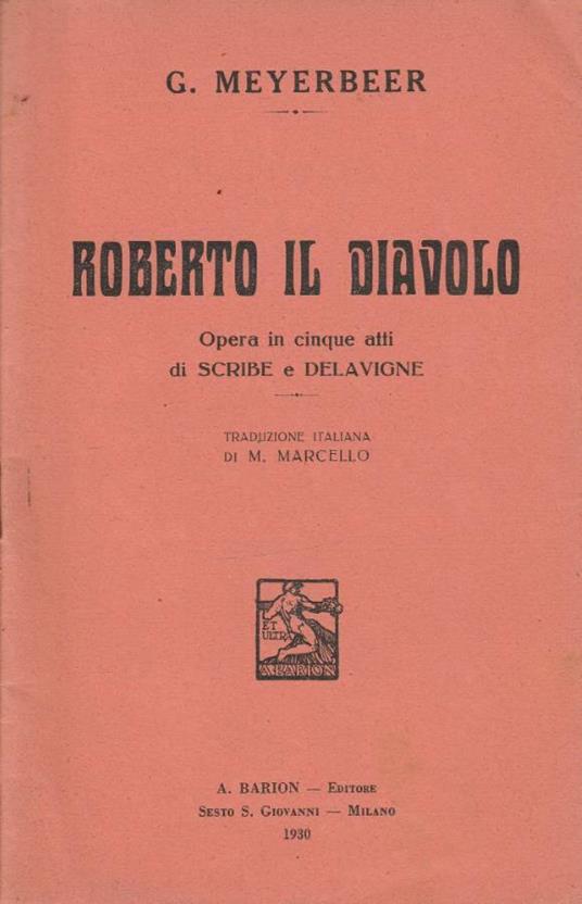 Roberto il diavolo - copertina