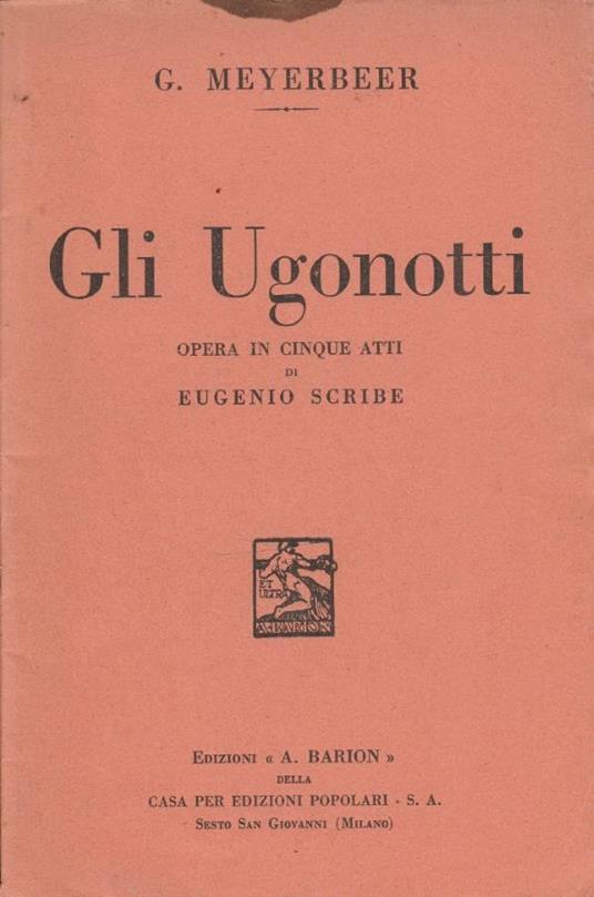 Gli Ugonotti - copertina