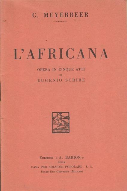 L'africana - copertina