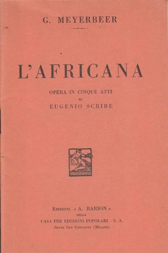 L'africana - copertina