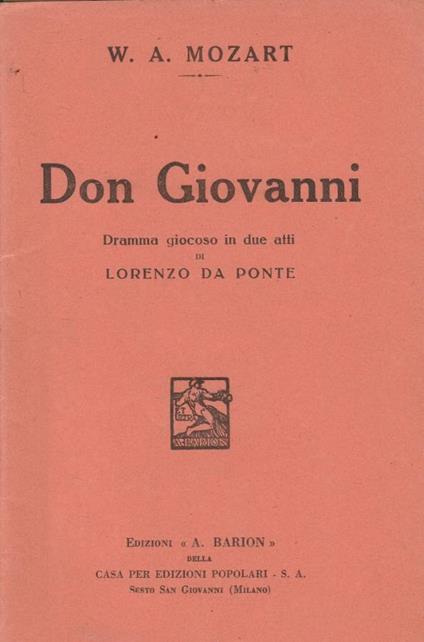 Don Giovanni - copertina