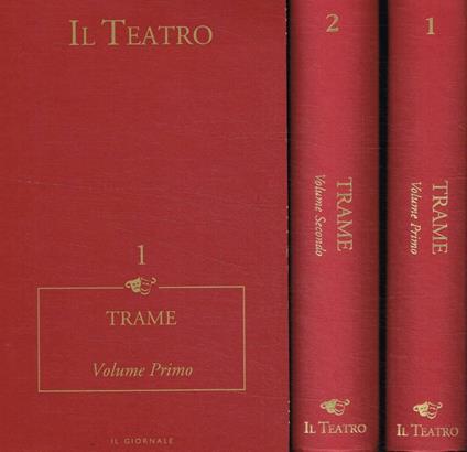 Il teatro. Trame 2voll - copertina