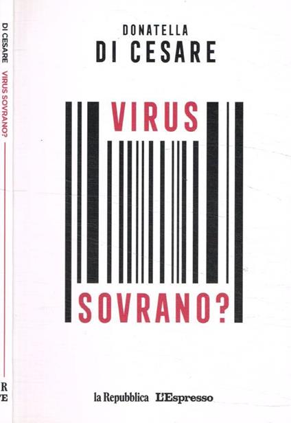 Virus sovrano? - Donatella Di Cesare - copertina