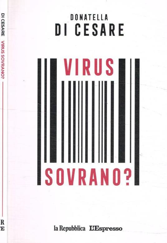Virus sovrano? - Donatella Di Cesare - copertina