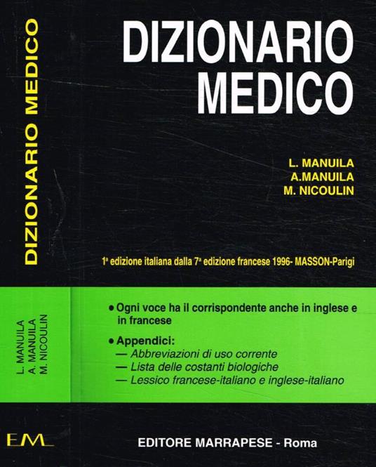 Dizionario medico - copertina