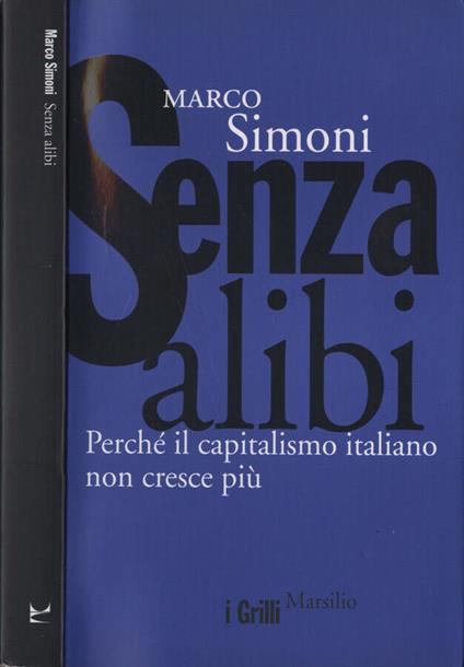 Senza alibi - Marco Simoni - copertina